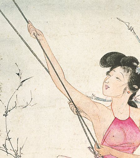望江-胡也佛的仕女画和最知名的金瓶梅秘戏图
